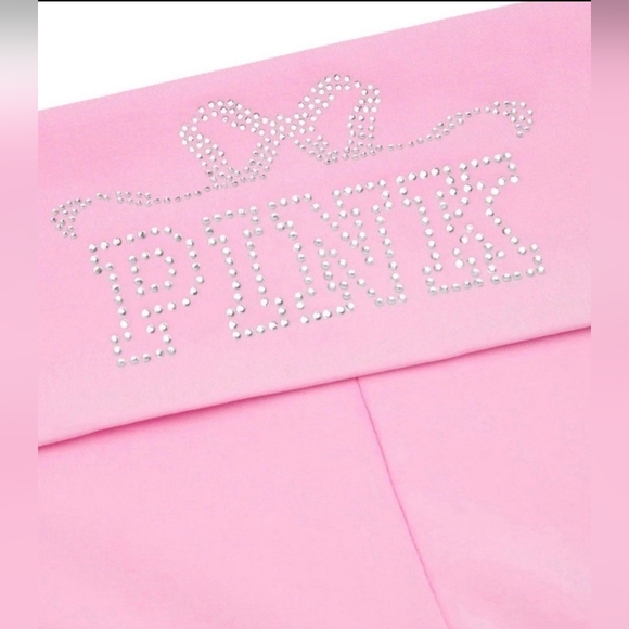 Love shack fancy x PINK Cotton BLING foldover flare legging - Picture 3 of 7